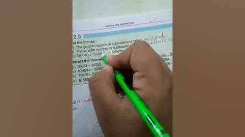 CLASS 4TH MATHS CH -2, EX- 2.5