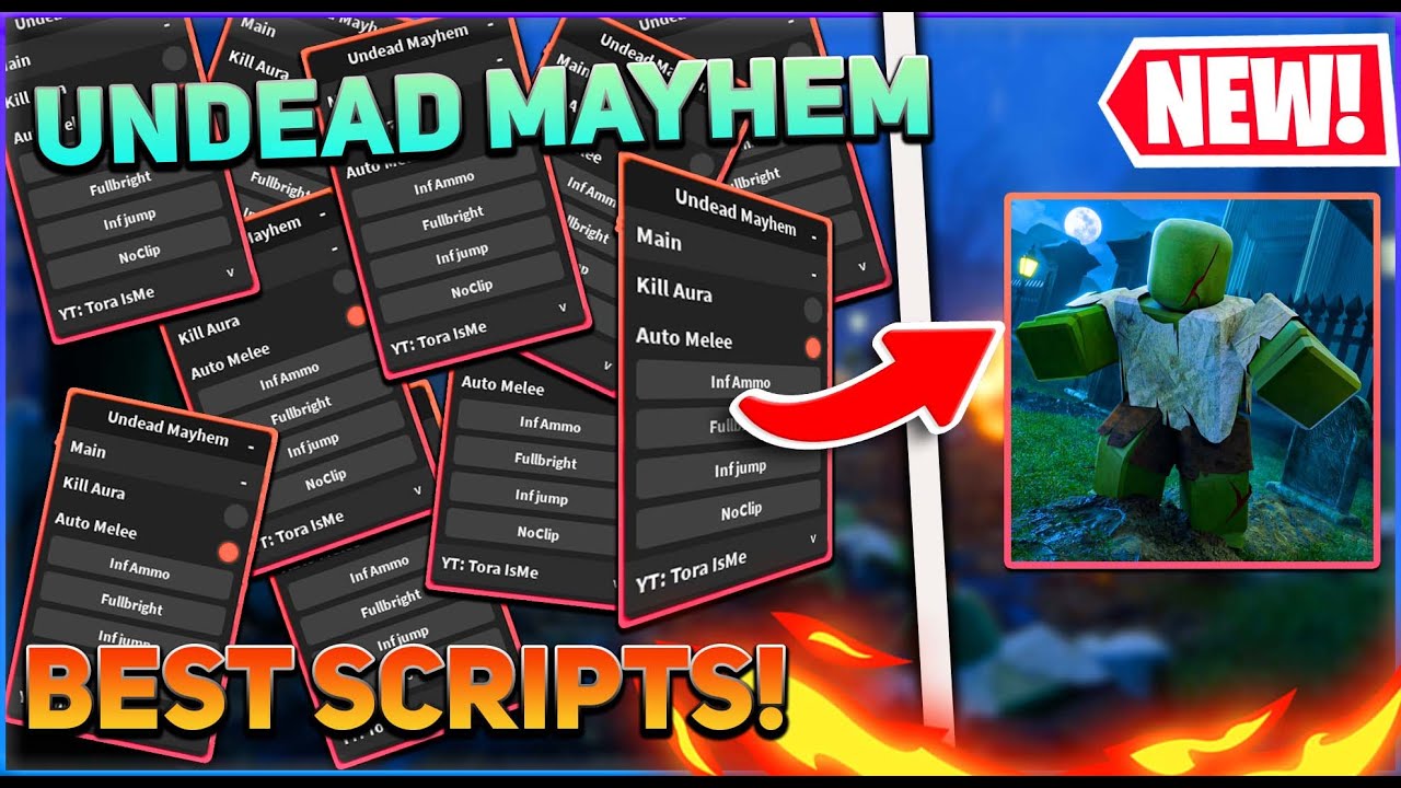 ?NEW] Undead Mayhem Script | Kill Aura & Inf Ammo | GodMode & More |  PASTEBIN 2024 - YouTube