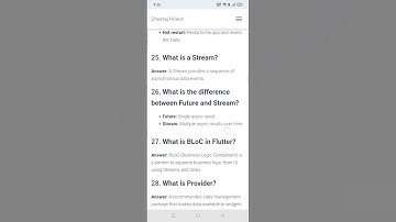 Top 50 Flutter Interview question with answers #flutter