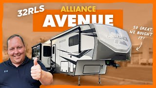 Wil and Jen BRAND NEW 5th Wheel OFFICIAL REVIEW! Alliance Avenue 32RLS