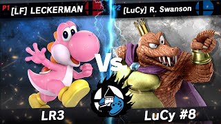 LuCy #8 - Losers Round 3 - [LF] LECKERMAN (Yoshi) vs [LuCy] R. Swanson (King K Rool)
