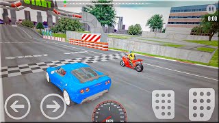 Car vs Bike Racing Gameplay Android Game - Race Game screenshot 3
