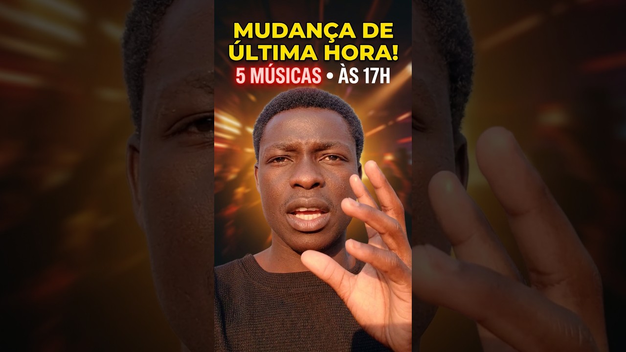MUDANÇA DE ÚLTIMA HORA! 🚨 SERÃO 5 MÚSICAS AMANHÃ ÀS 17H... O LEGADO EP CRESCEU! 🔥 #SHORTS #afrobeat