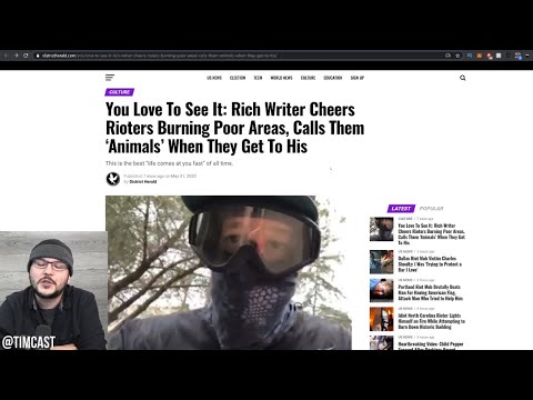 Rich Leftist Dude CHEERS For Rioting, Then It Comes To his House And He FREAKS OUT