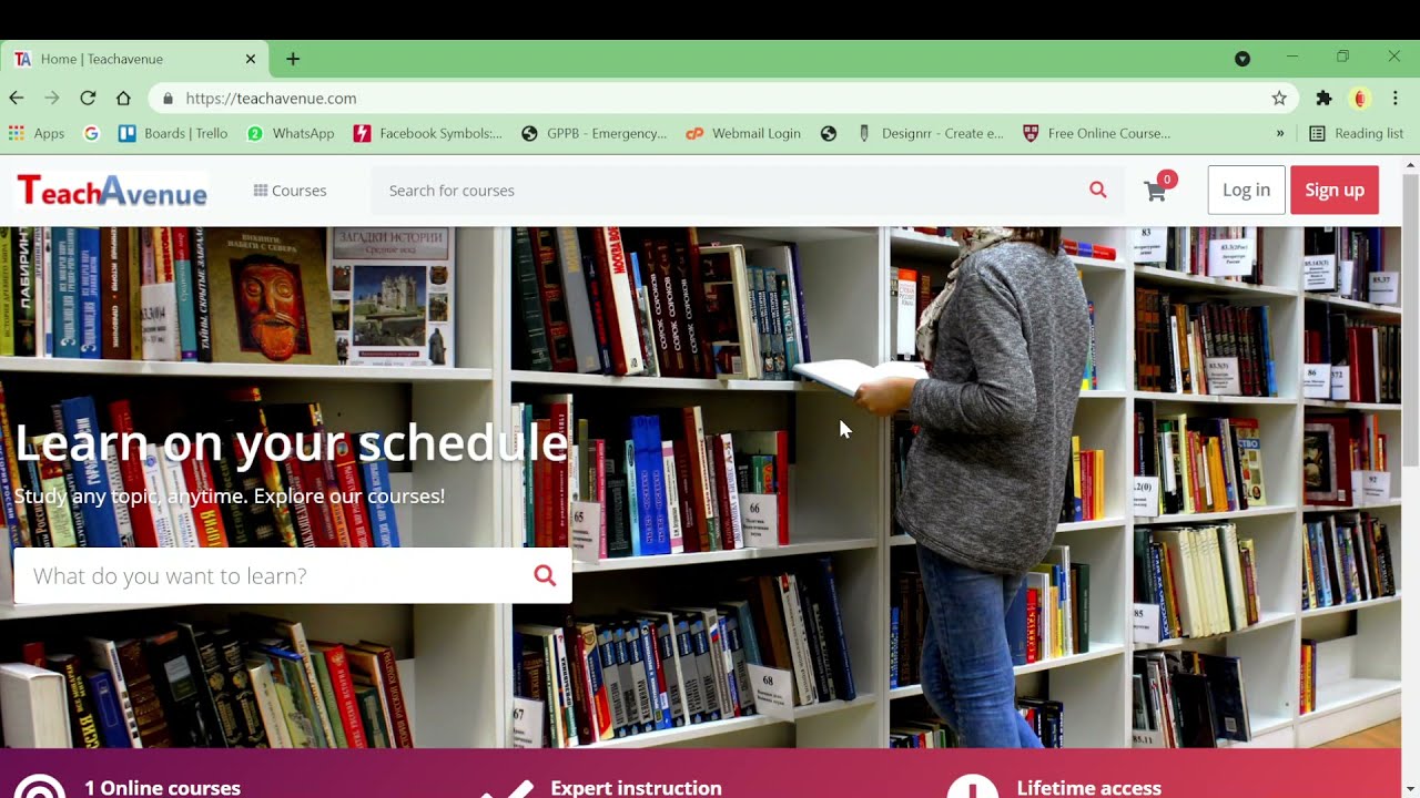 Teach online at TeachAvenue.com