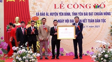 Xã Bảo Ái, huyện Yên Bình đạt chuẩn nông thôn mới