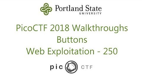 PicoCTF 2018 - Buttons
