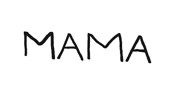 Рисунок для МАМЫ из слова МАМА