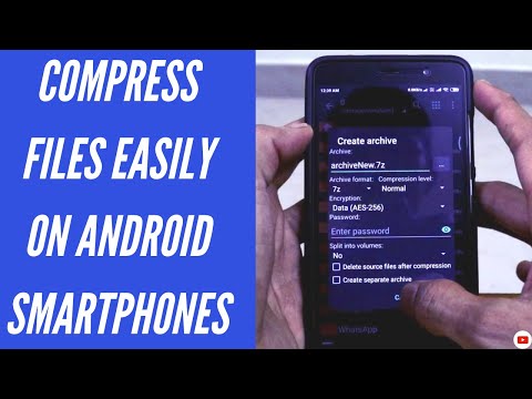 How to easily compress files on Android Smartphone?