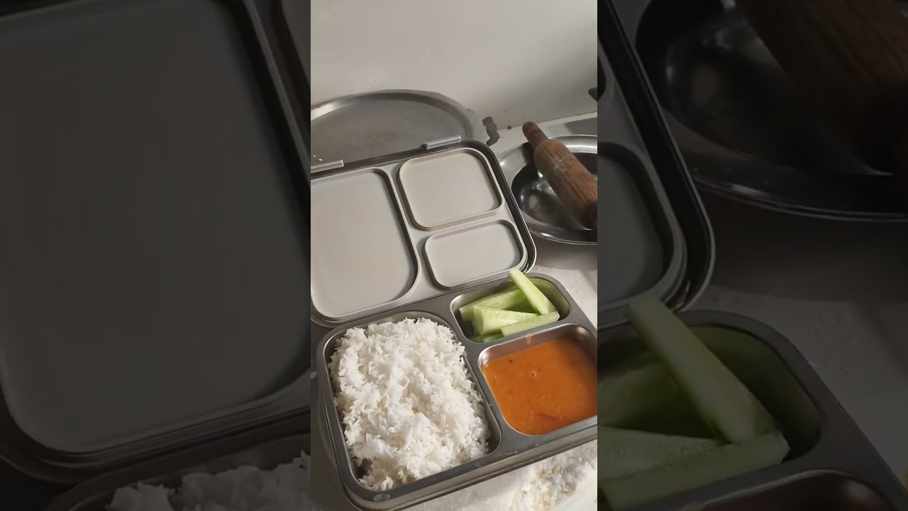 Morning mom life ❤️🎒#MomLife #SchoolMorning #LunchBoxLove #MorningRoutine #MomDuties