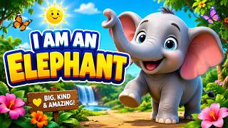 I Am An Elephant Animal  Story for Kids | Learn About Elephants # COCO, What an elephant looks like