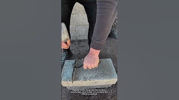 The Art of Splitting a Masonry Block Perfectly
