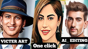 Cartoon photo editing / Create victor art Image just one click