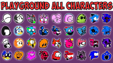 FNF Character Test | Gameplay VS My Playground | ALL Characters Test