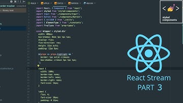 React.js Styled Components and LocalStorage (Stream, February 10th 2018)