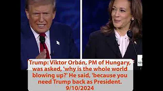 Trump UNLEASHED: I'm talking now, DOES THAT SOUND FAMILIAR? Viktor Orbán you need Trump back thumbnail