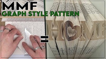 MMF no measuring, no marking, only folding / Graph Style Pattern #bookfolding