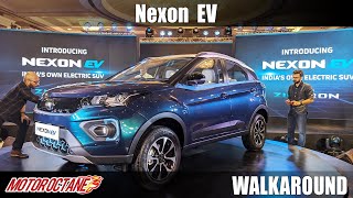 New Tata Nexon Electric Walkaround | Hindi | Motoroctane