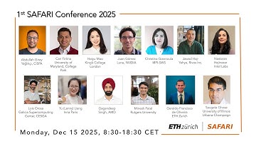 1st SAFARI Conference, 2025