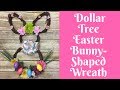 Dollar Tree Easter Crafts: Grapevine Easter Bunny Wreath