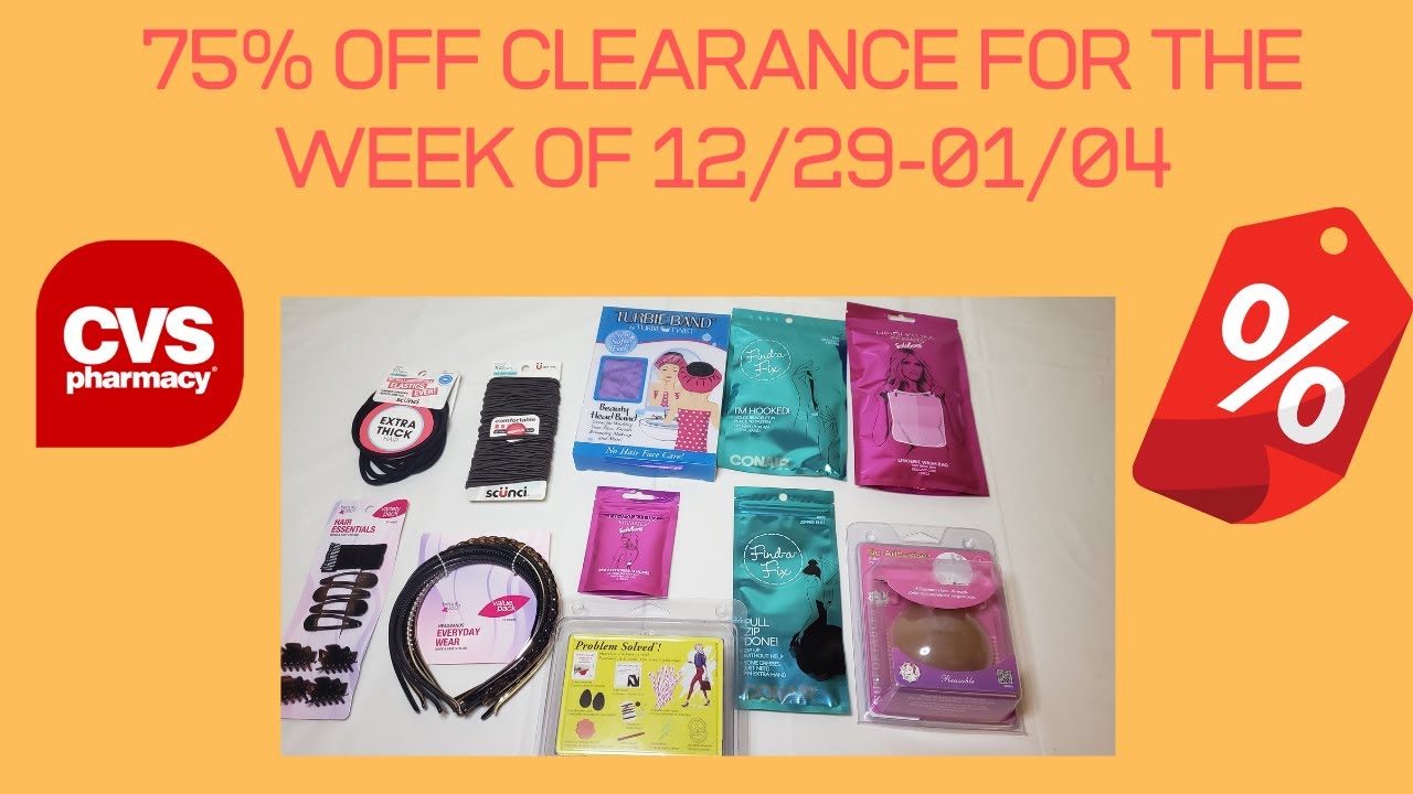CVS CLEARANCE 75 OFF 12 29 1 4 YouTube Cvs clearance 75 off 12 29 1 4 youtube