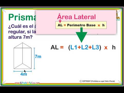 Area prisma triangular