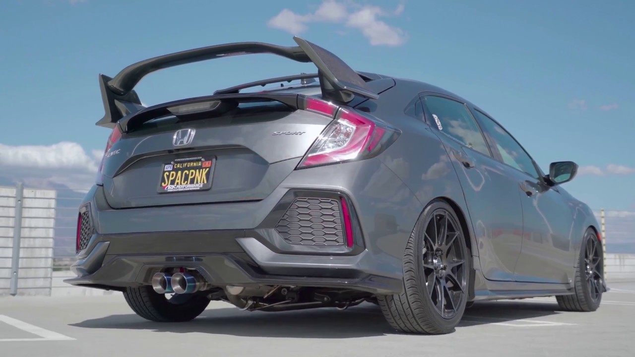 Ark Performance Dt S Exhaust On Honda Civic Hatchback 16 Youtube