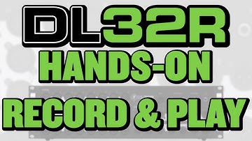 Mackie DL32R - Hands-On Demo - Recording & Playback