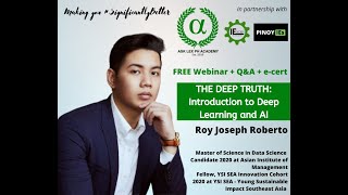 ALPHA TV | THE DEEP TRUTH: Introduction to Deep Learning and AI with Roy Joseph Roberto