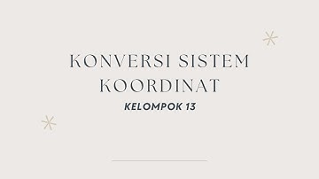 Mini Project Praktikum Pemrograman Komputer Transformasi SK Kartesian Ke Geodetik dan Sebaliknya