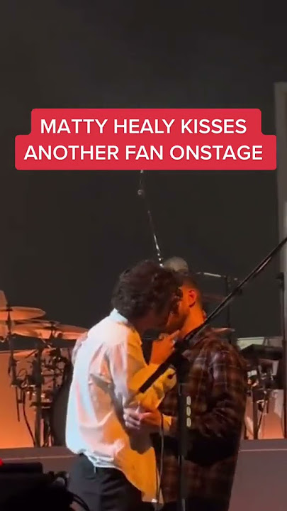 #MattyHealy of #The1975 kisses another fan onstage during a performance 😳 #shorts | MUCHMUSIC