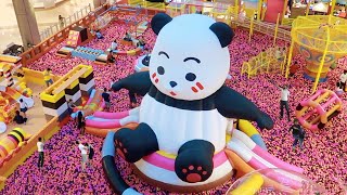 Download Lagu Mandi Bola Terbesar Mainan Anak, Perosotan, Trampolin di Taman Bermain MP3 Download Lagu Mandi Bola Terbesar Mainan Anak, Perosotan, Trampolin di Taman Bermain MP3