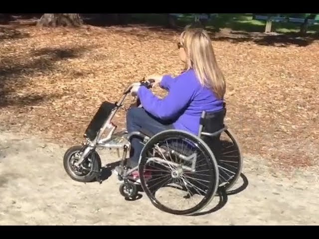 車椅子が電動仕様に ラクラク装着できる後付けキット Firefly Youtube
