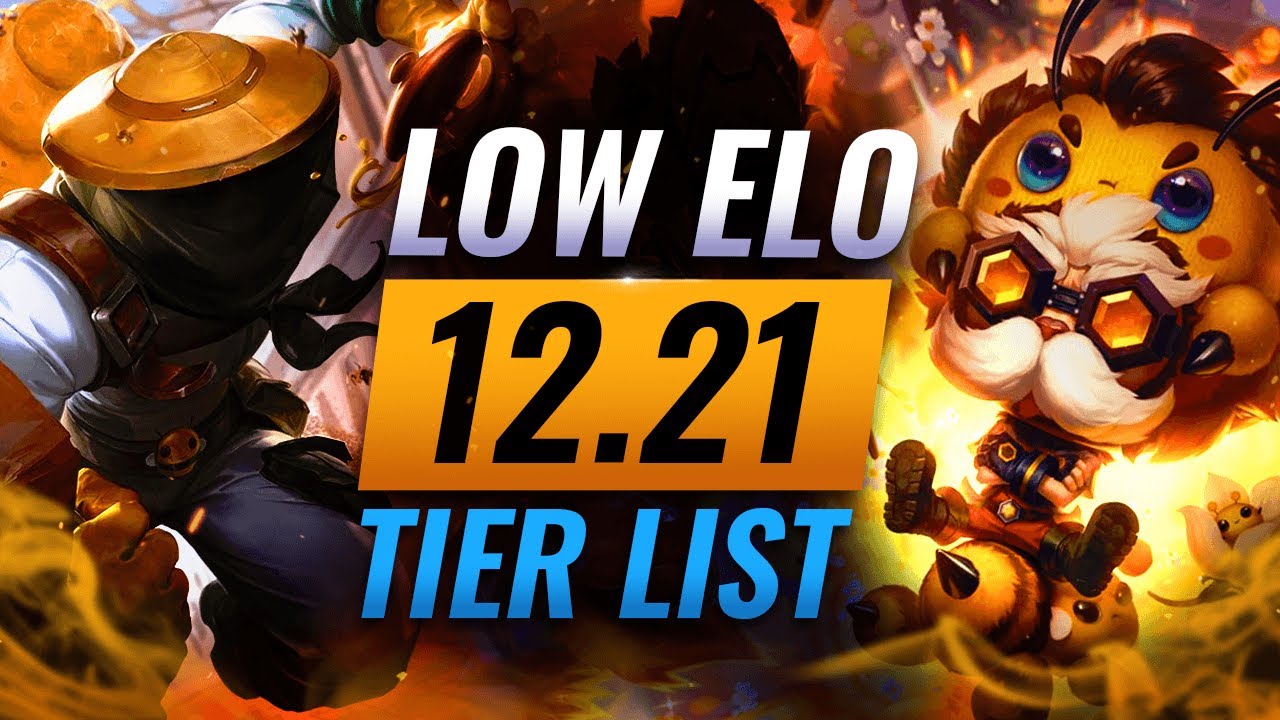 SoloQ Toplaners Tierlist Mid-Season 12 - High Elo AND Low Elo Tier Lists -  In-Depth META Breakdown 