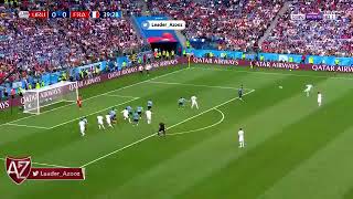 هدف فرنسا الاول في مرمى الاوروغواي عن طريق فاران وجنون رؤوف خليف | كأس العالم 2018