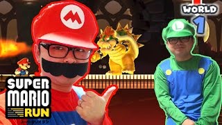 #1【兄弟でやる!】スーパーマリオラン 実況 SUPER MARIO RUN