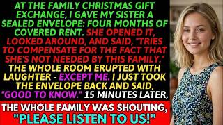 At the Family Christmas Gift Exchange, My Family Laughed When My Sister Mocked Me — 15 Minutes Later