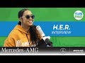 H.E.R. on Performing At 2019 Global Citizens Festival | Elvis Duran Show