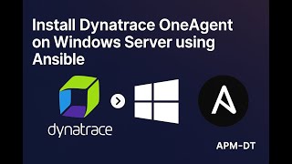 Dynatrace OneAgent Installation on Windows via Ansible | Automation Guide