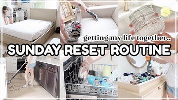 SUNDAY RESET ROUTINE 2023 / WEEKLY CLEANING ROUTINE / SMALL HOME DECLUTTER & ORGANIZE MOTIVATION