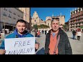 Митинг в поддержку Навального и политзаключённых в РФ.