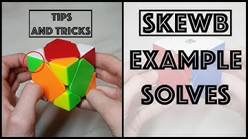 10 Intermediate - Advanced Skewb Example Solves!