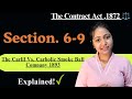👉Indian Contract Act 1872 | Sections 6–9 Explained with Carlill v. Carbolic Smoke Ball Case 1893 |