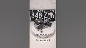 Lego Freightlner tow truck «Terminator 2» #lego #terminator #truck #freightliner