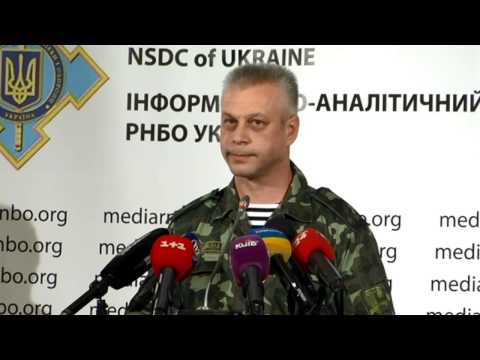Andriy Lysenko. Ukraine Crisis Media Center, 1st of October 2014