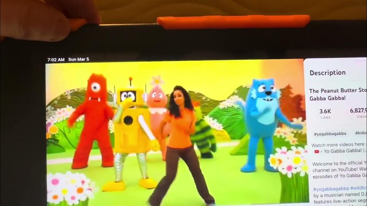 Yo Gabba Gabba Peanut Butter Stomp Dance Along Song YouTube