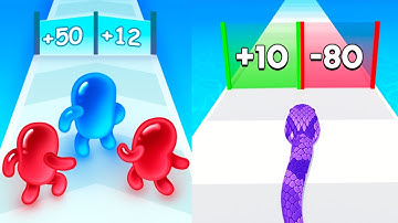 Snake Run Race vs Join Blob Clash -  MAX LEVEL Gameplay Walkthrough  Android NEW UPDATE Ep 20