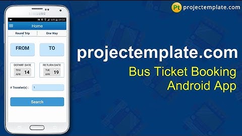 Bus Ticket Booking Android App source code