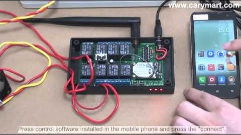 How to Control AC Motor by Mobile Phone WiFi Controller