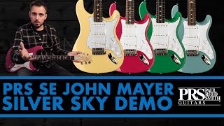 PRS SE John Mayer Silver Sky Demo